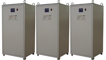 Трехфазный комплект 36 кВА из стабилизаторов PS12000SQ-С-15